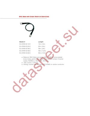 BU-5454-B-24-0 (BLACK) datasheet  